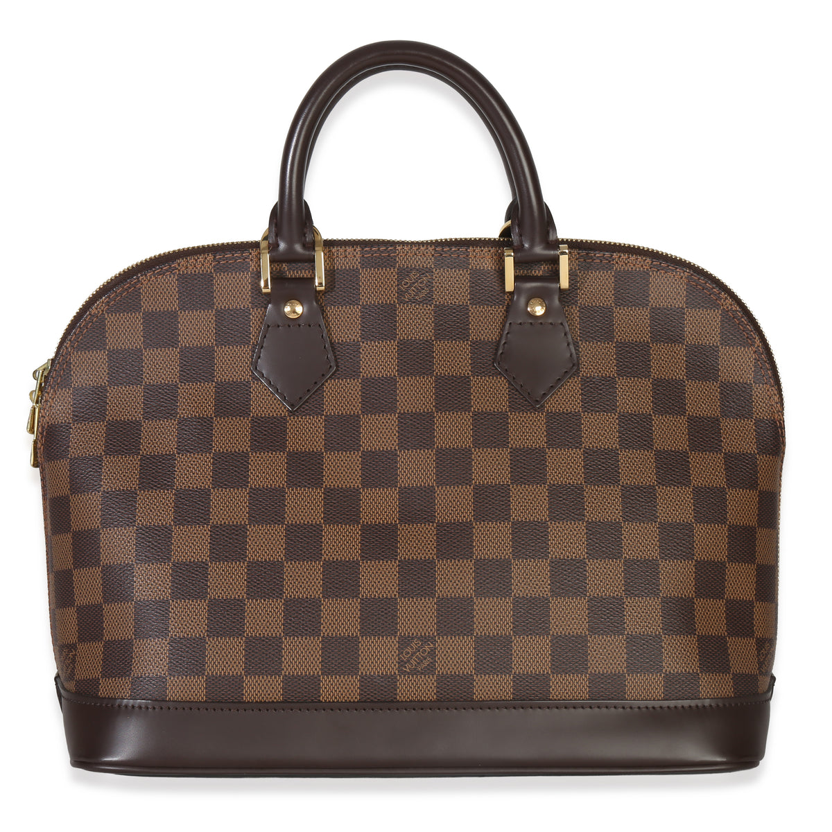 Louis Vuitton Damier Ebene Canvas Alma PM Handbag fv