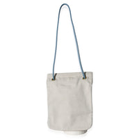 Hermès Bleu Jean Epsom Ecru Toile Aline Grooming PM Handbag bv