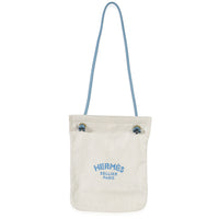 Bleu Jean Epsom Ecru Toile Aline Grooming PM