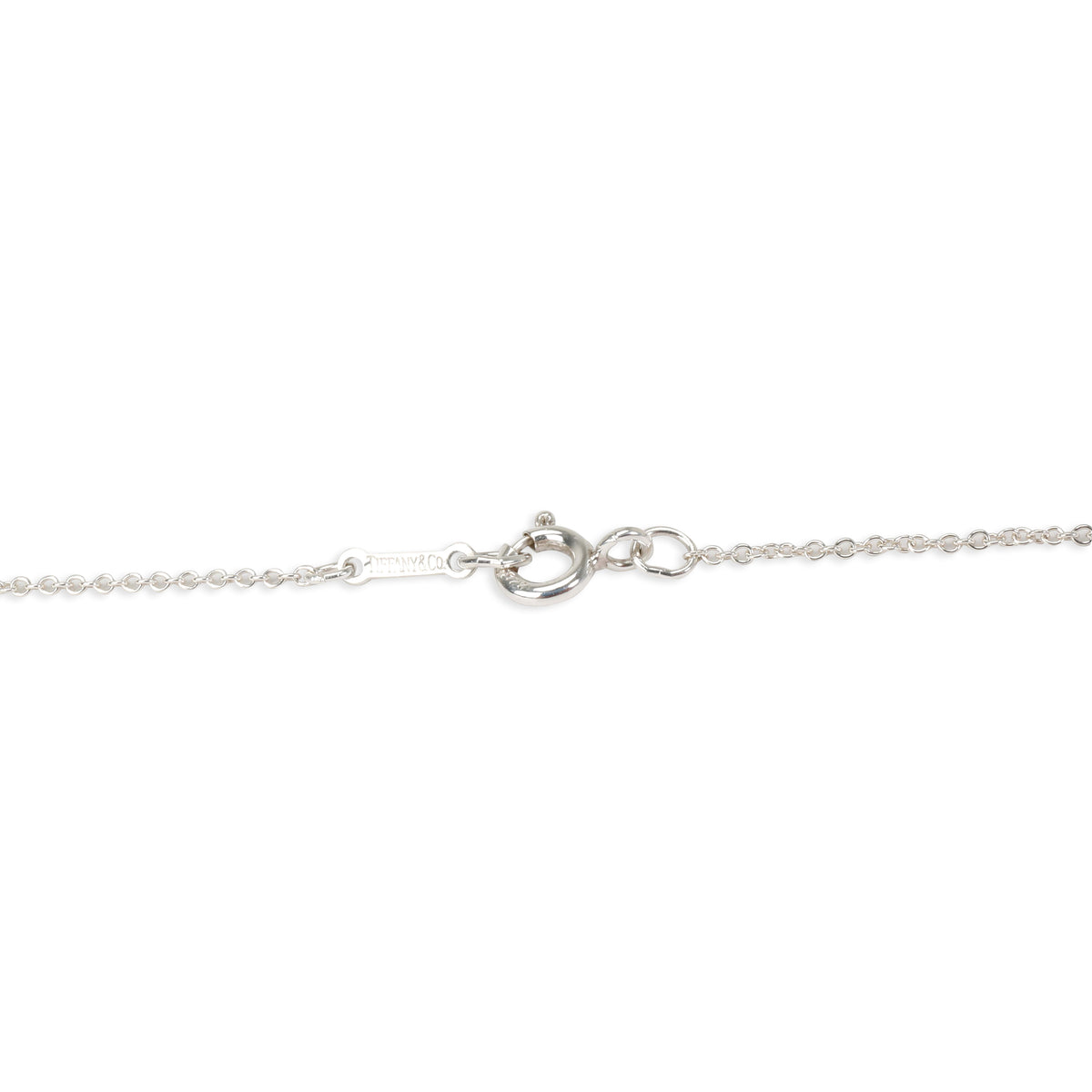 Tiffany & Co. Sterling Silver  Elsa Peretti Bean Pendant clasp