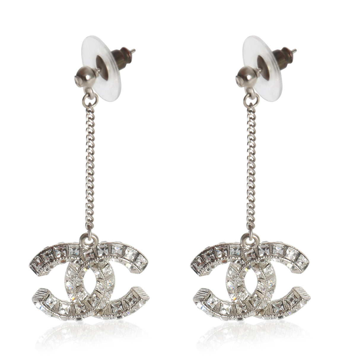 2021 Strass CC Drop Earrings
