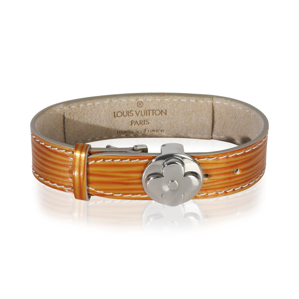 Louis Vuitton Leather Cyber Epi Wish Bracelet fv
