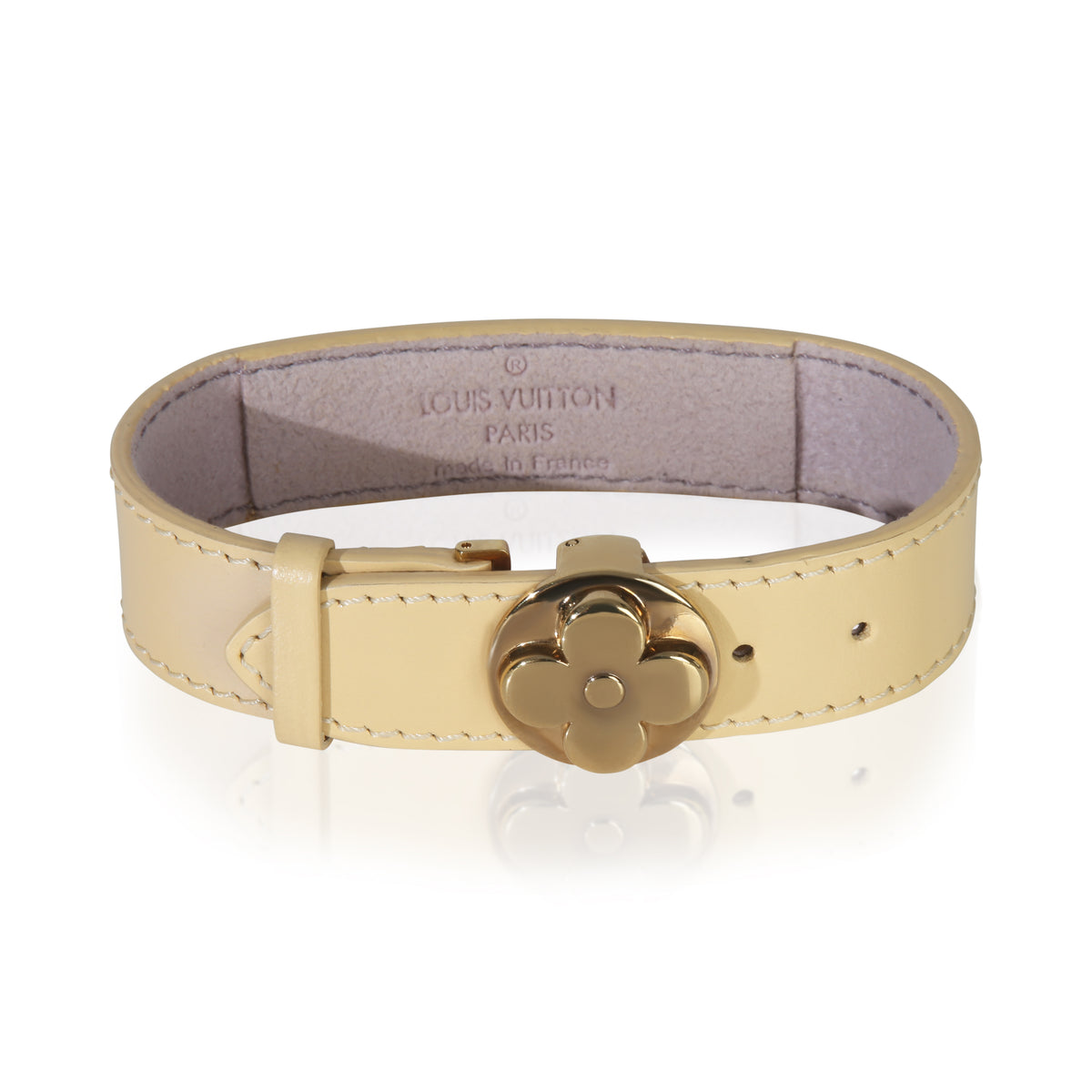 Gold-Plated  Monogram Epi Wish Bracelet