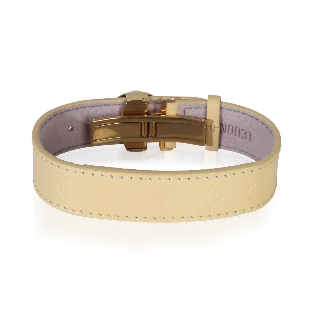 Gold-Plated  Monogram Epi Wish Bracelet