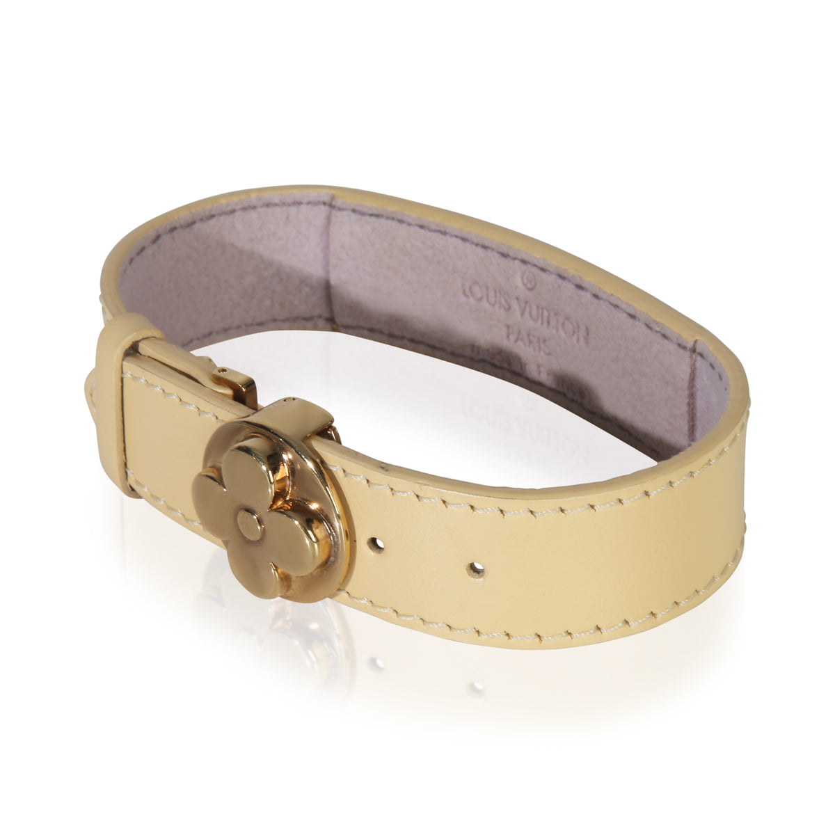 Gold-Plated  Monogram Epi Wish Bracelet