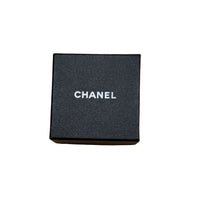 Chanel Gold Plated  Vintage Button Earrings box