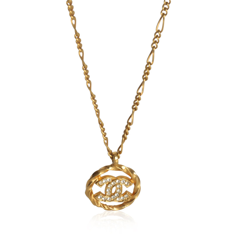 Gold-Plated  Vintage 1982 CC Pendant