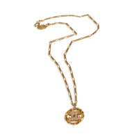 Gold-Plated  Vintage 1982 CC Pendant