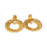 Gold-Plated  1996 CC Knocker Earrings