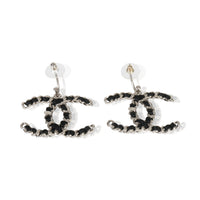 Chanel 2011 Leather CC Earrings bv