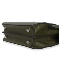 Fendi Olive Calfskin Leather Mini Peekaboo ISeeU Bag Handbag box