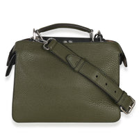 Fendi Olive Calfskin Leather Mini Peekaboo ISeeU Bag Handbag bv