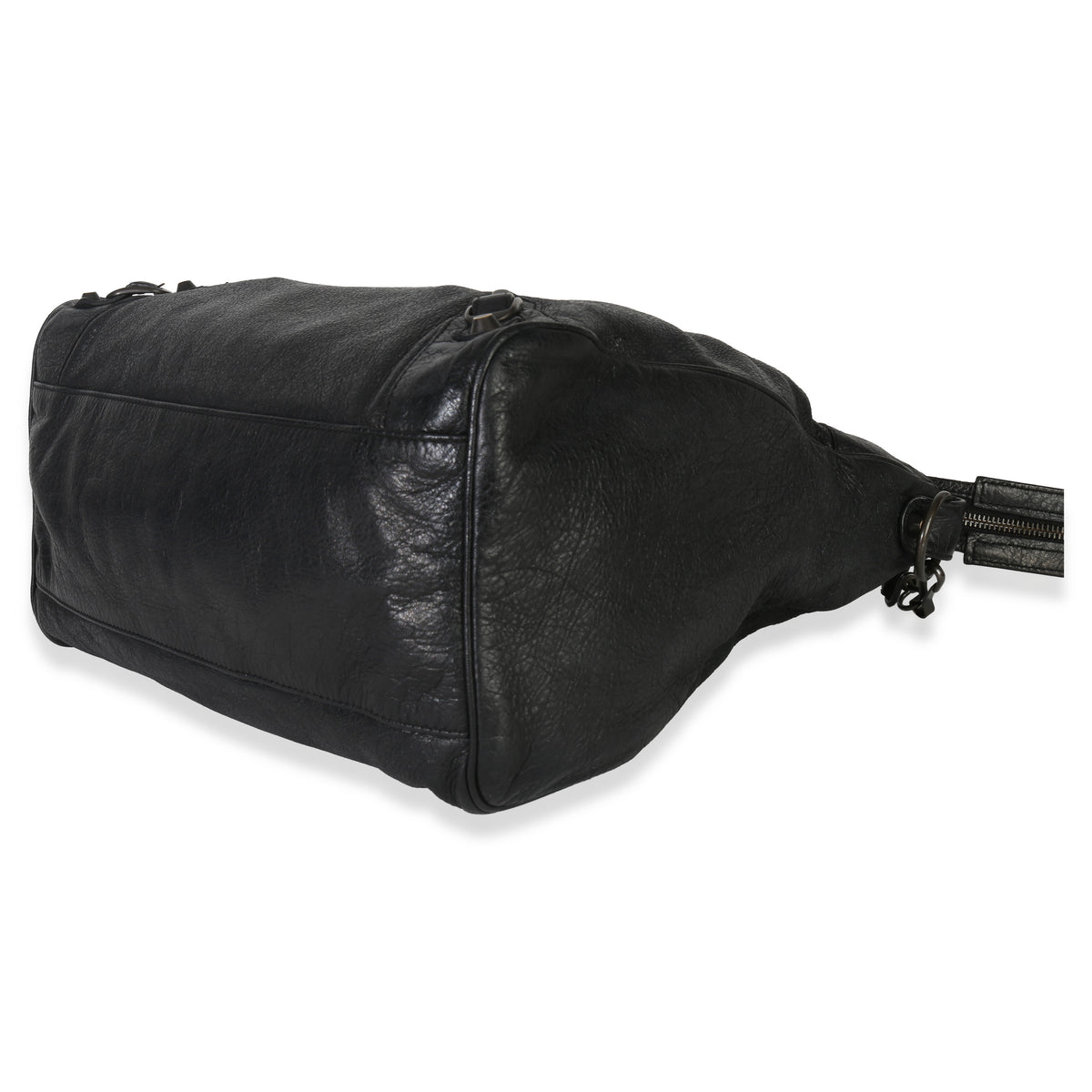 Balenciaga Black Agneau Classic Velo Bag Handbag box
