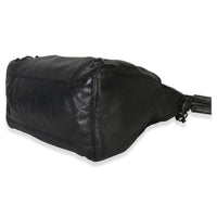 Balenciaga Black Agneau Classic Velo Bag Handbag box