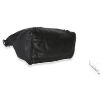 Balenciaga Black Agneau Classic Velo Bag Handbag clasp