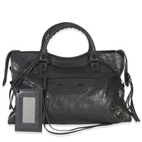 Gris Fossile Agneau Classic City Bag