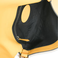 Fendi Yellow Cuoio Romano Selleria Belt Baguette Bag Handbag ad1