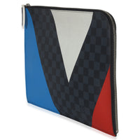 Louis Vuitton Damier Cobalt America's Cup Porte Documents Handbag sv