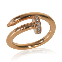Cartier Rose Gold Diamond Juste Un Clou Ring bv
