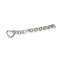 Sterling Silver  Heart Clasp Bracelet