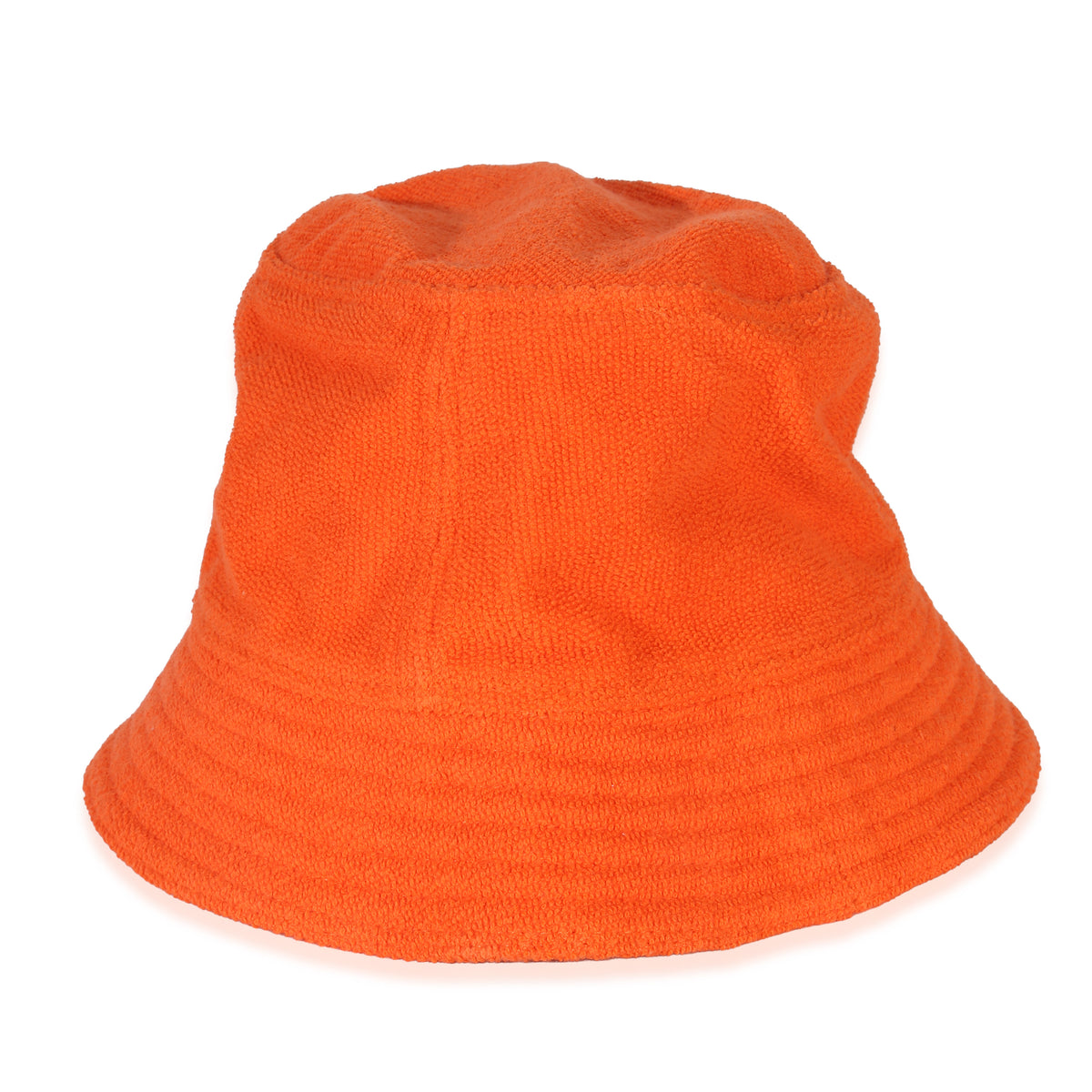 Hermès Geranium Cotton Terry Cloth Eden Bucket Hat 57 pv