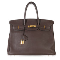 Chocolat Clemence Birkin 35 GHW