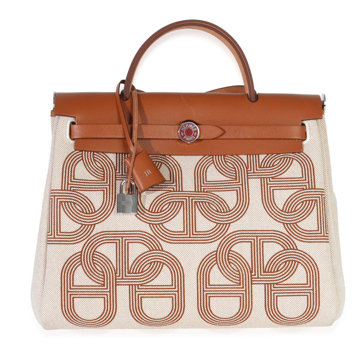 Fauve Ecru Beige H Plume Canvas Vache Hunter Circuit 24 Herbag Zip 31