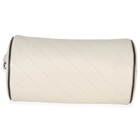 Gucci White Diagonal Quilted Calfskin Mini Blondie Barrel Bag Handbag stamp