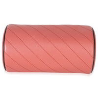 Gucci Pink Diagonal Quilted Calfskin Mini Blondie Barrel Bag Handbag stamp