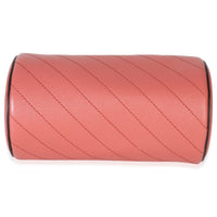 Gucci Pink Diagonal Quilted Calfskin Mini Blondie Barrel Bag Handbag stamp