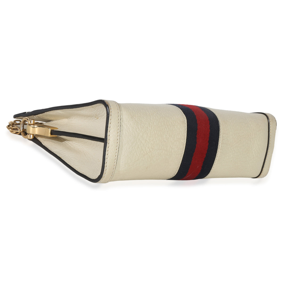 Gucci Cream Calfskin GG Ophidia Small Web Chain Bag Handbag clasp