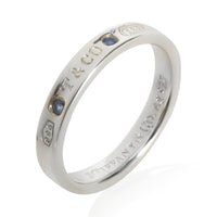 Sterling Silver Sapphire 1837 Narrow Ring