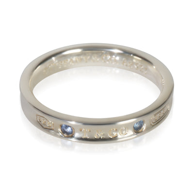 Sterling Silver Sapphire 1837 Narrow Ring
