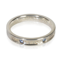 Sterling Silver Sapphire 1837 Narrow Ring