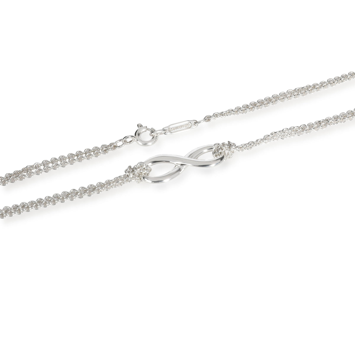 Sterling Silver  Infinity Necklace