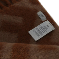 Fendi Beige Orange Alpaca Wool FF Throw bv