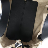 Christian Dior Rope Beige Black Calfskin Macrocannage Small Toujours Handbag ad1