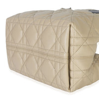 Christian Dior Rope Beige Black Calfskin Macrocannage Small Toujours Handbag clasp