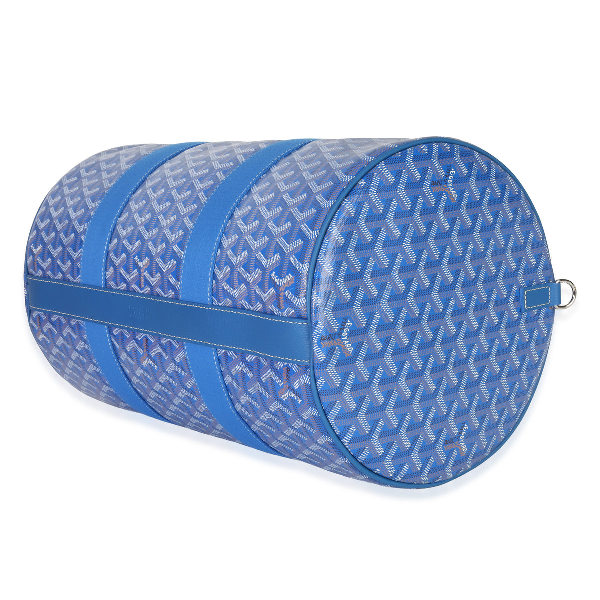 Goyard Sky Blue ine Barrel 40 Sports Bag Handbag clasp