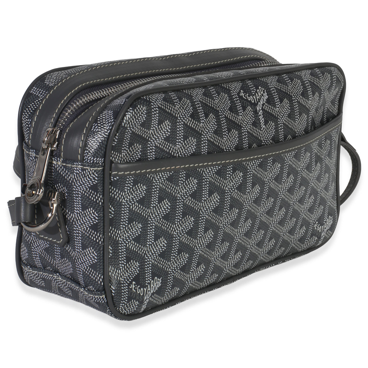 Goyard Grey ine Canvas Sac Cap Vert PM Handbag pv