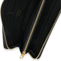 Louis Vuitton Black Monogram Empreinte Clemence Wallet Handbag av