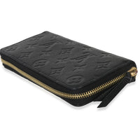 Louis Vuitton Black Monogram Empreinte Clemence Wallet Handbag box
