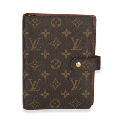 Louis Vuitton Monogram Canvas Small Ring Agenda Cover fv