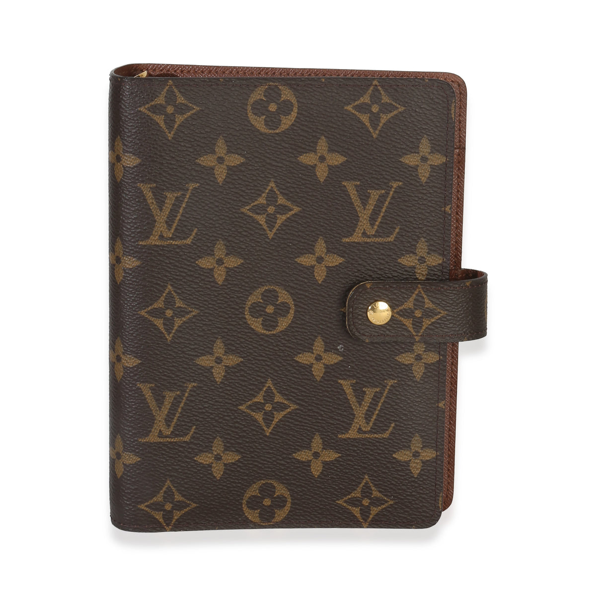 Louis Vuitton Monogram Canvas Small Ring Agenda Cover fv