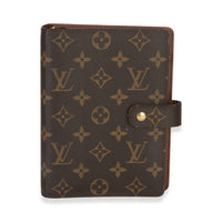 Louis Vuitton Monogram Canvas Small Ring Agenda Cover fv