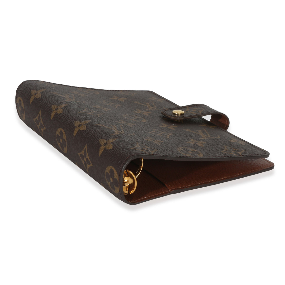 Louis Vuitton Monogram Canvas Small Ring Agenda Cover stamp