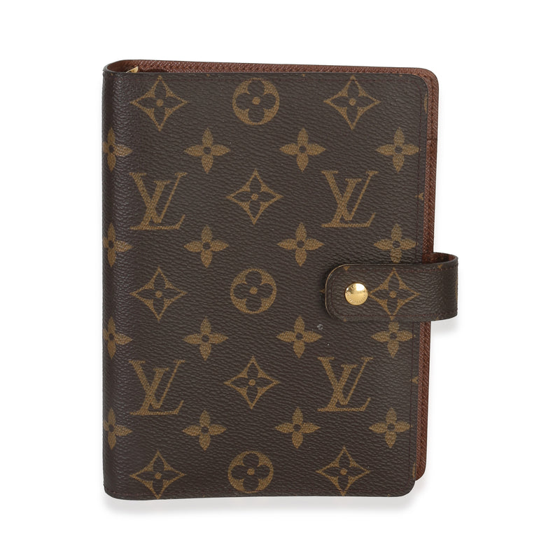 Monogram Canvas Small Ring Agenda Cover