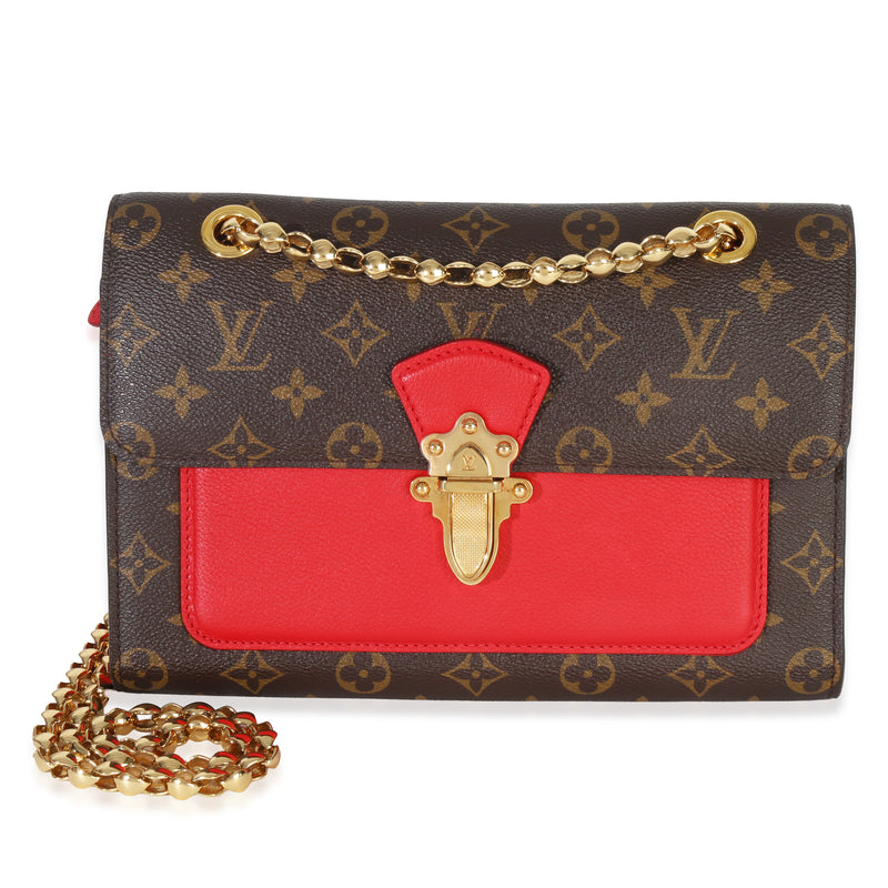 Cherry Monogram Canvas Victoire Chain Bag