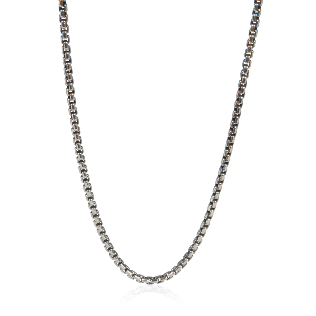 Sterling Silver  Box Chain Necklace