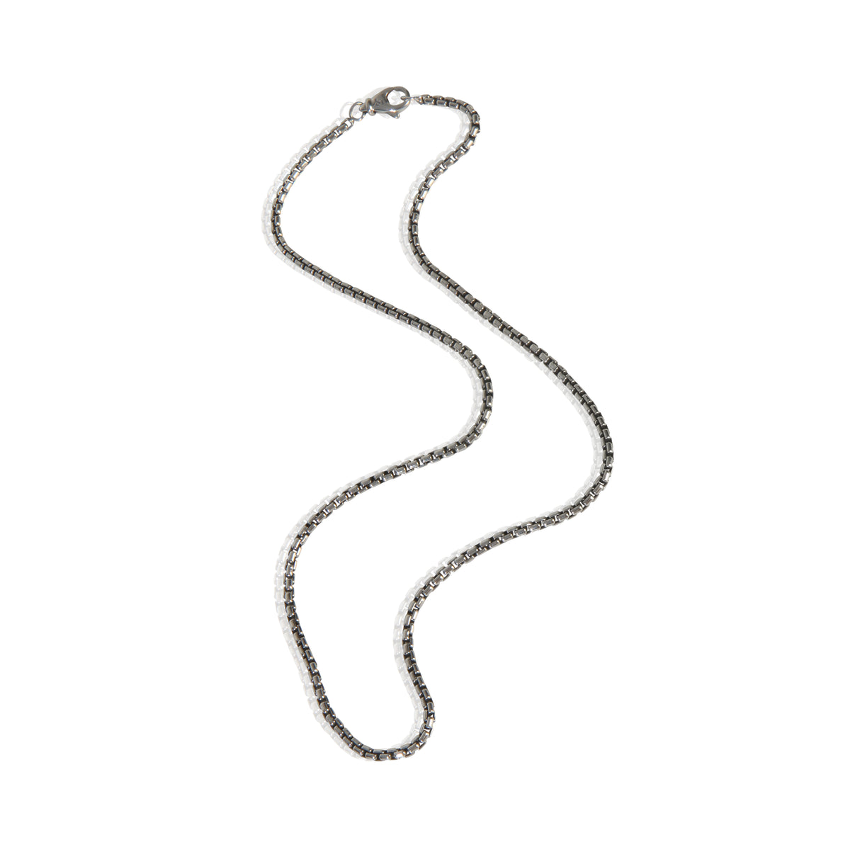 Sterling Silver  Box Chain Necklace
